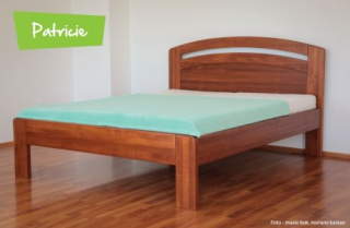PATRICIE - DVOULŮŽKO MASIV BUK, Nízké čelo, bez úložného prostoru